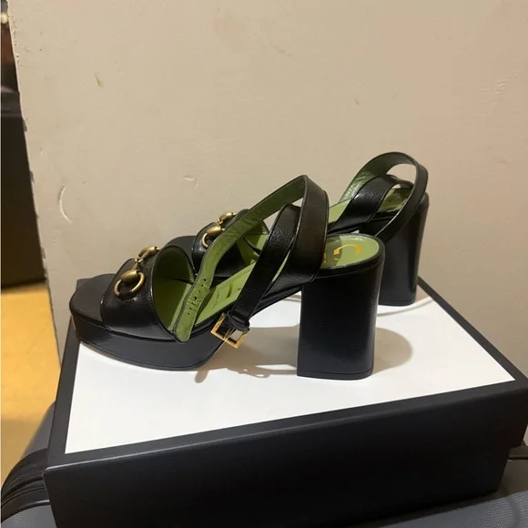 Authentic Gucci Granada Block Heels - Picture 2 of 15